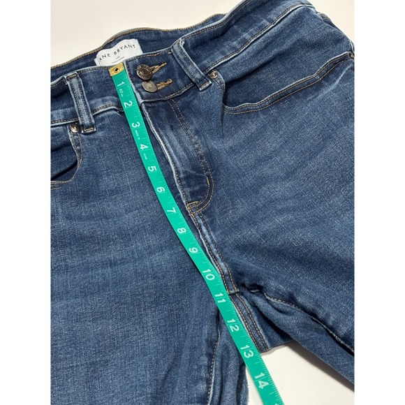 Lane Bryant Women Blue Denim Bootcut Jeans Magic Waistband Tighter Tummy Sz 14s - Picture 7 of 11